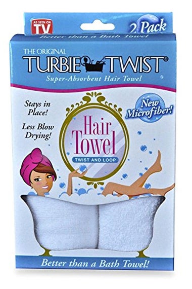 Turbie Twist Microfiber Towel.